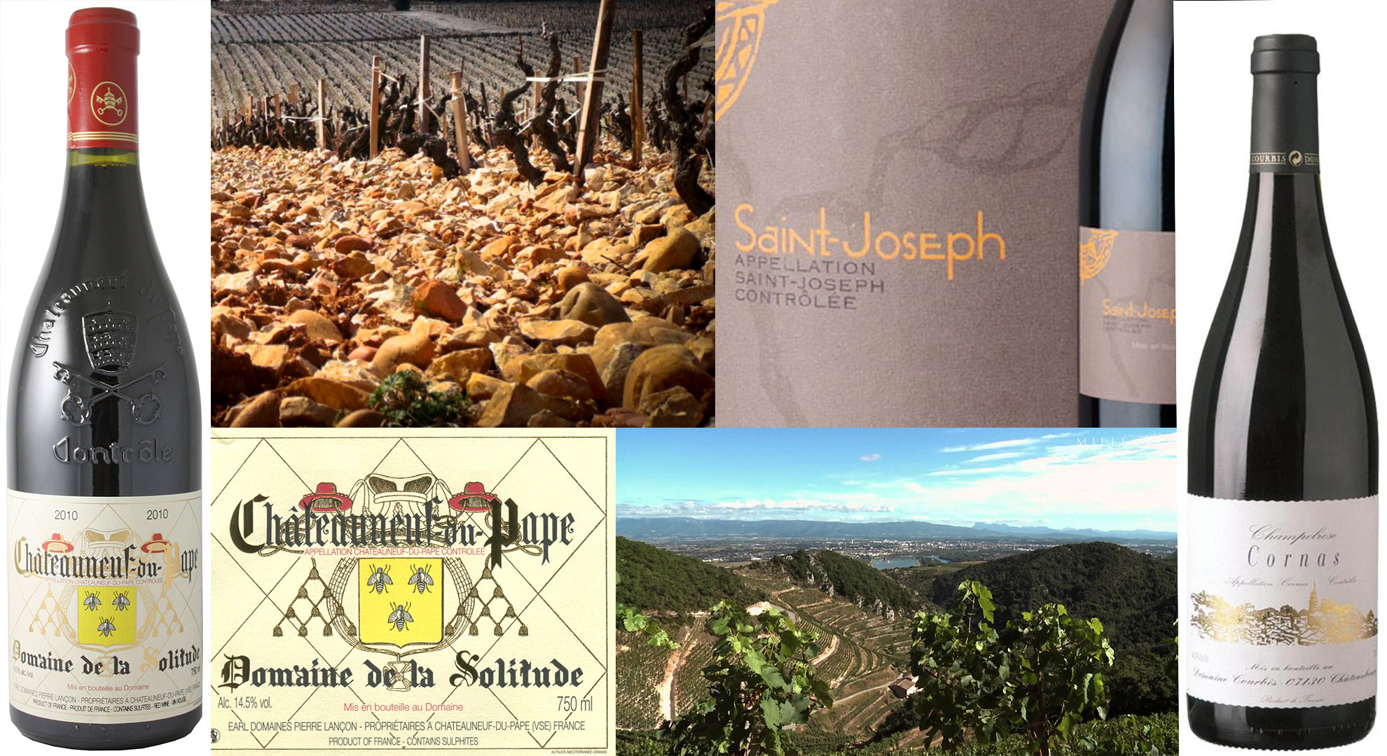 Rhône Winemaker Dinner with Two Superstar Wineries : Domaine Solitude and Domaine Courbis